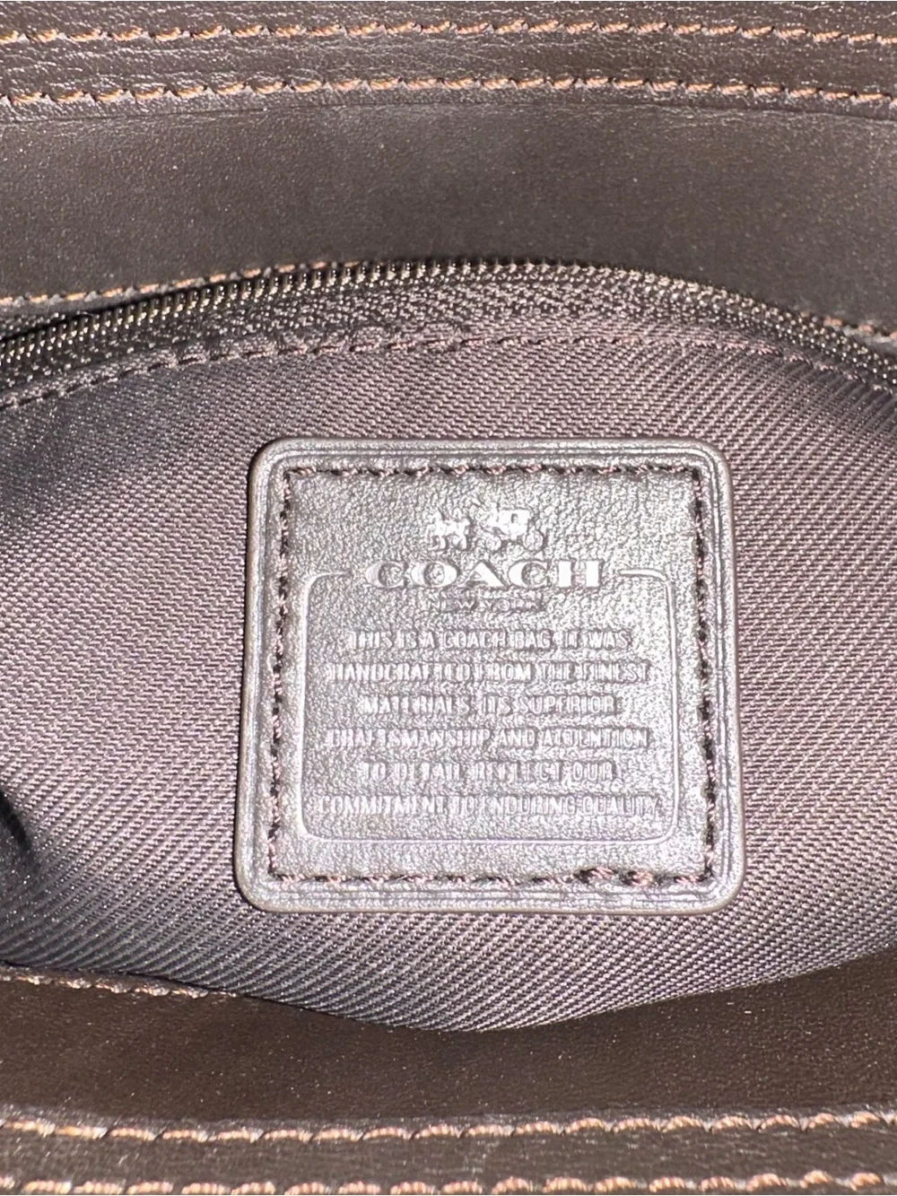Coach Quilted Canyon Swagger 27
